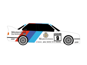 CarDress indoor car cover for BMW M3 1998 side view