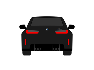 CarDress indoor car cover for BMW M3 CS rear view