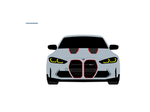 BMW M4 CSL Cardress indoor car cover front view