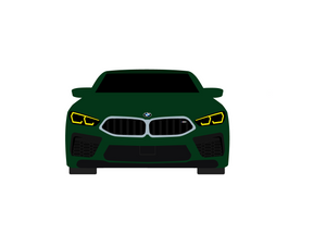 BMW M8 Cardress indoor car cover front view