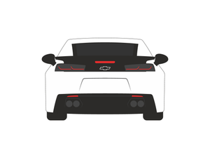 CarDress indoor car cover for Chevrolet Camaro rear view