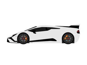 CarDress indoor car cover for Lamborghini Huracan Technica side view