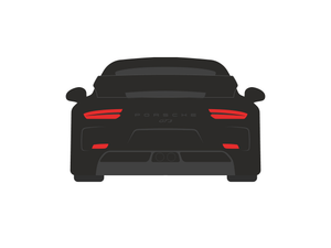 CarDress indoor car cover for Porsche 991.2 GT3 rear view