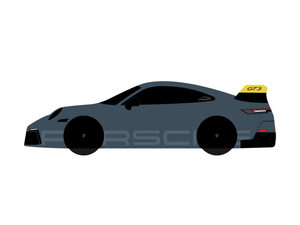CarDress indoor car cover for Porsche 992 GT3 side view