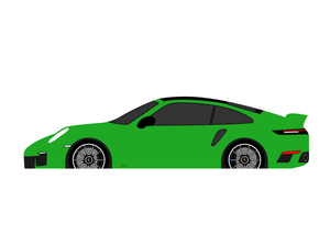 CarDress indoor car cover for Porsche 992 Turbo side view