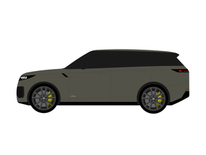 CarDress indoor car cover for Range Rover sport SV side view
